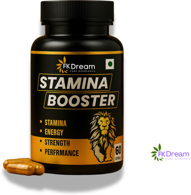 Fkdream Natural Stamina Booster supports healthy hair appearance and growth too.(60 Capsules)