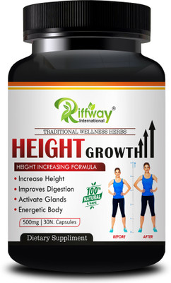 Riffway Height Growth Health Formula ! Height Capsule For Bones-Deficiency(30 Capsules)