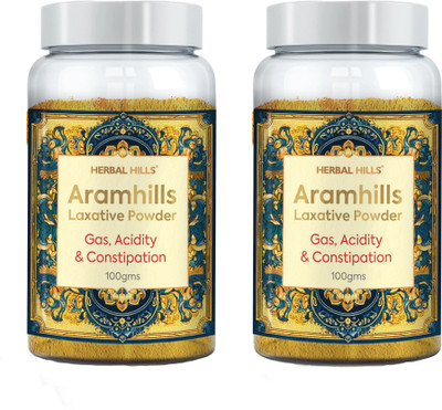 Herbal Hills Aramhills Powder 100gms- Gas, Acidity & Constipation(Pack of 2, 200 g)