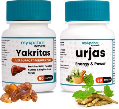 myupchar ayurveda Combo Yakritas For Liver Support With Energy & Power Improves Strength & Stamina(Pack of 2)