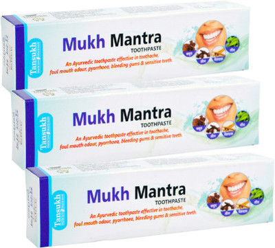 Tansukh Mukh Mantra Toothpaste | 100G Each(Pack of 3, 300 g)