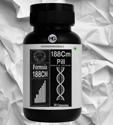 HGHASAYAHERBAL Formula 188CM Height Gain Natural Strength 3(30 Capsules)