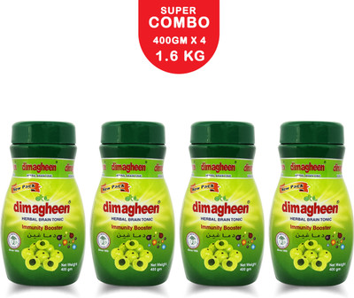 Dawakhana Dimagheen Herbal Brain Tonic, Amla Immunity Booster (Pack of 1) (400 G)(Pack of 4, 1.6 kg)