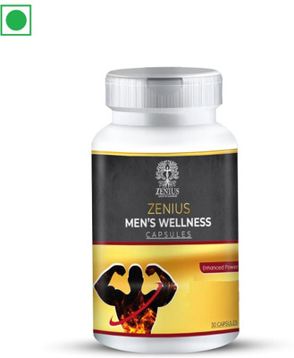 Zenius Men Wellness Capsules Enhance Your Intimacy: Capsule for a Fulfilling Experience(60 Capsules)