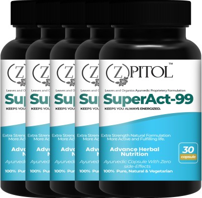 ZPITOL Super Act Health Power Medicine For Men _ Stay Active All Day Ensuring Powerful(Pack of 5)