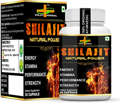 VIKJIT HERBALS SHILAJIT NATURAL P0WER(30 Capsules)