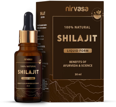 Nirvasa Pure Shilajit Liquid For Strength, Power & Stamina (30 ml)(30 ml)