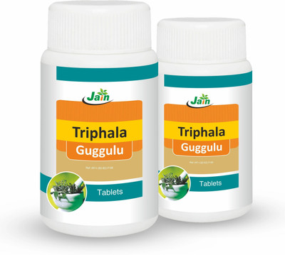 Jain Triphala Guggulu(Pack of 2, 80 Tablets)