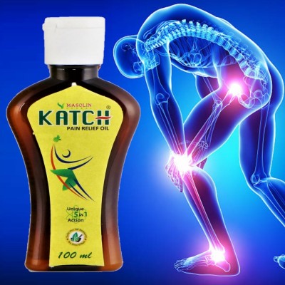 Masolin Herbal Katch Ayurvedic Pain Relief Oil 100ml. Liquid(100 ml)