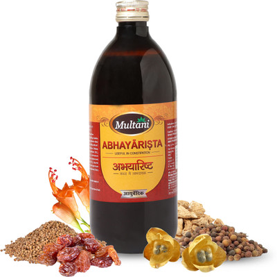 Multani Abhyarishta Syrup | Useful In Piles, Constipation, Flatulence - 680ml(680 ml)