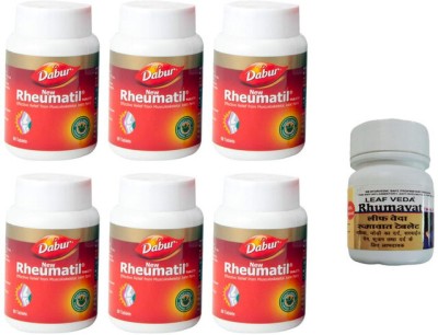 Dabur Rheumatil For Joint pain With Leaf Rhumawat 20 Tab(Pack of 7)