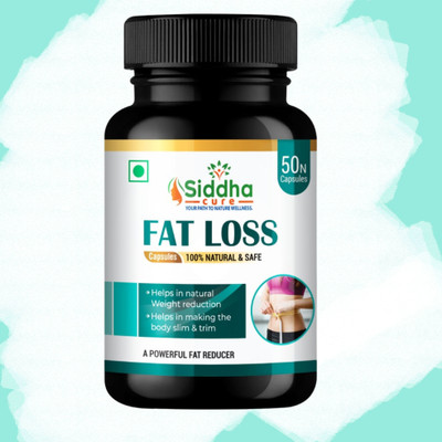 Siddha cure Herbal Slimming Fat Loss Capsules for Waistline and Belly Fat Control(50 Capsules)