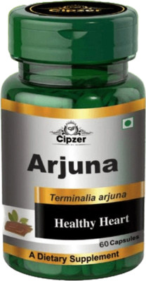 CIPZER Arjuna capsule | Promotes Heart Health | Manages Cholesterol Level 60 cap.(60 Capsules)