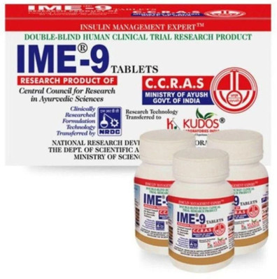 KUDOS IME-9 Tablets(Pack of 3, 180 Tablets)