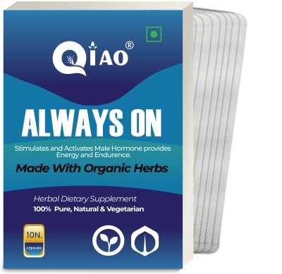 Qiao Always On Wellness Energy Medicine For Men _ Realize Your Power _ Stress Reliefe(Pack of 8)