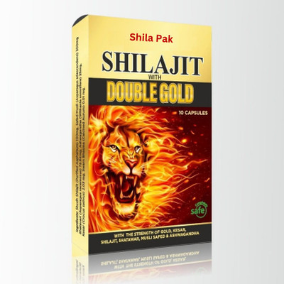 shilapak New Edition Shilajit Double Gold for extra Immunity Power(10 Capsules)