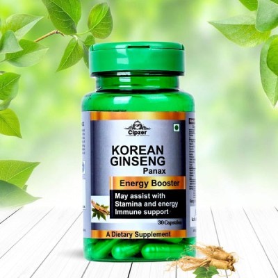 CIPZER Korean ginseng capsules helps to strength immune and fight off stress & disease