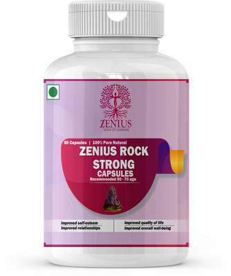 Zenius Rock Strong Capsule (50-70age) Revitalize Your Intimate Life: Men's Strength(60 Capsules)