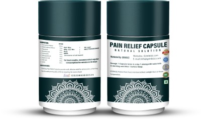 grinbizz Pain Relief Capsule Give Relief from Joints Pain/Body, Neck & Shoulder Pain Capsules(2 x 30 Units)