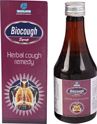 Bio Skylife Biocough Syrup Herbal Cough Remedy Syrup 200ml(Pack of 3, 600 ml)