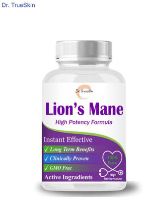 Dr.TrueSkin Lion's Mane Capsule Your Daily Energy Ritual(30 Capsules)
