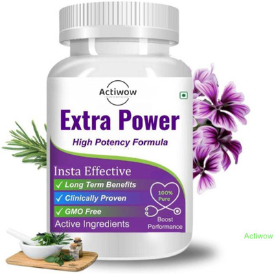 ACTIWOW Extra Power Capsules - The Energy Advantage(30 Capsules)