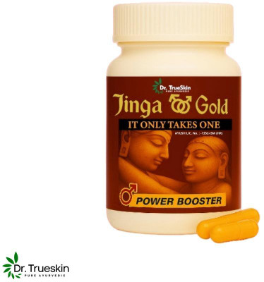 Dr.TrueSkin Jinga Gold Natural Men’s Daily Jinga Boost 30 Capsules(30 Capsules)
