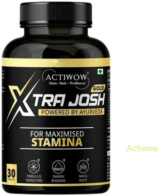 ACTIWOW Xtra Josh Gold Capsules - Herbal Life Booster(30 Capsules)