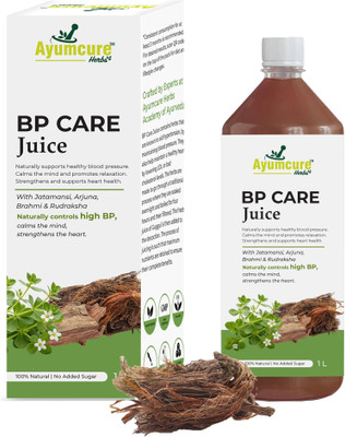 Ayumcure BP Care Juice Ayurvedic | Support for Healthy Blood Pressure & Heart Health(1 L)
