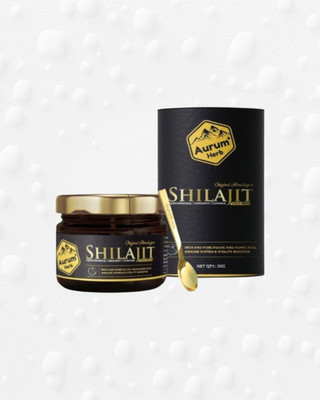 AURUM HERB Himalayan Shilajit Resin | Gold Grade | Strength, Energy & Immunity Support(20 g)