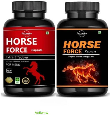 Horse Power Force Capsule Peak Performance & Libido Support for Men X11(Pack of 2, 30 Capsules)