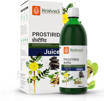 Krishna's Herbal & Ayurveda Natural Prostirid Juice Helps Manage Prostate Health, Blend of 10 Herbs, 1000ml(1000 ml)