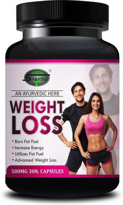 Sabates Weight Loss Herbal Tablet Helps In Weight Management & Boosts Metabolism(30 Capsules)
