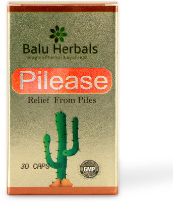 Balu Herbals Pilease 30Caps(30 Capsules)
