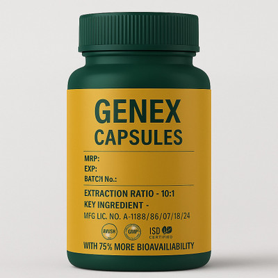 Genex Actinidia Chinensis Extract Capsules Pack of 60 Capsules(60 Capsules)
