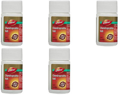 Dabur Chandraprabha Vati 40 tab(Pack of 5, 200 Tablets)