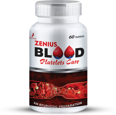 Zenius Blood Platelets Care Tablet | Improves Platelet Count In the Blood(60 Tablets)
