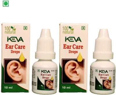 KEVA Ear Drops Helps Body’s Natural Healing Process & Support Ear Pain (Pack 2x10ml)(Pack of 2, 20 ml)