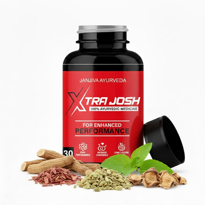 JANJIVA AYURVEDA Xtra Josh Ayurvedic Vitality Booster Capsules for Men Stamina & Energy Support(30 Capsules)