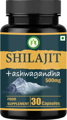 PROPKAR AYURVEDA SHILAJIT + ASHWAGANDHA CAPSULES(30 Capsules)