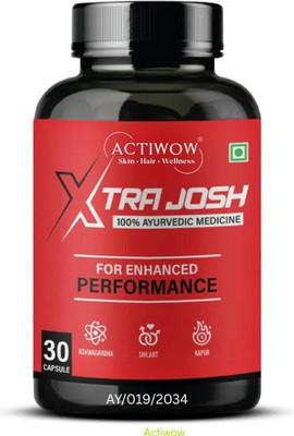 ACTIWOW Xtra Josh Capsules for Power & Pride(30 Capsules)