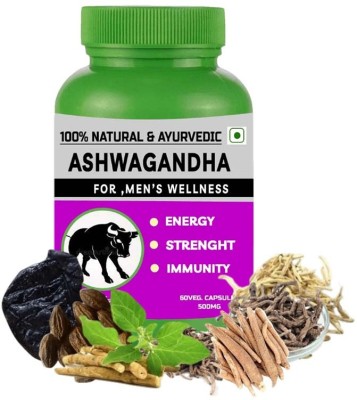 PROPKAR AYURVEDA Ashwagandha 60Veg Capsules Pack of 1