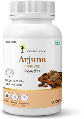 Four Seasons Arjuna Powder for Cholesterol control supports healthy heart functions(Pack of 2, 200 g)