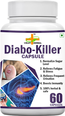 VIKJIT HERBALS DIABO-KILLER CAPSULE(60 Capsules)
