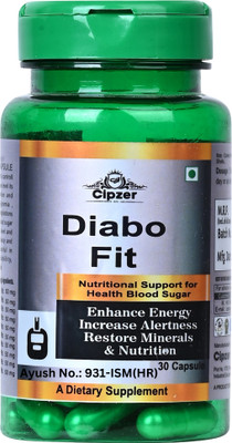 CIPZER Diabofit 30 Capsules Controls Diabetes, Blood Sugar Level & Antioxidant Support(30 Capsules)