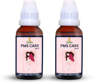 grinbizz PMS Care Drop Relief From Period Pain/Period Cramps/Stomach Pain(Pack of 2)