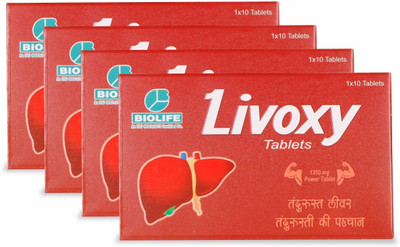 BIOLIFE Tablets for Liver(Pack of 4, 40 Tablets)