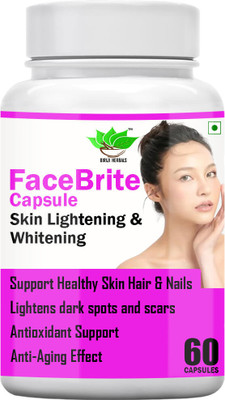 BIRJI HERBALS FaceBrite Capsule(60 Capsules)