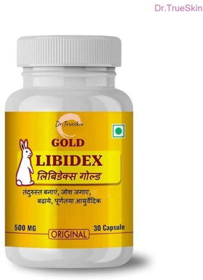 Dr.TrueSkin Libidex Gold Capsules Potency Stamina Power Premium A01(30 Capsules)