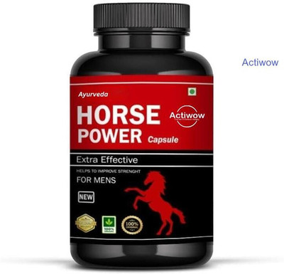 ACTIWOW Horse Power Capsule Boosts testosterone & stamina KI164(30 Capsules)